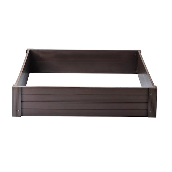 New Age Pet 4x4 ECOFLEX Garden Bed, Walnut RGGGB46-09S - main